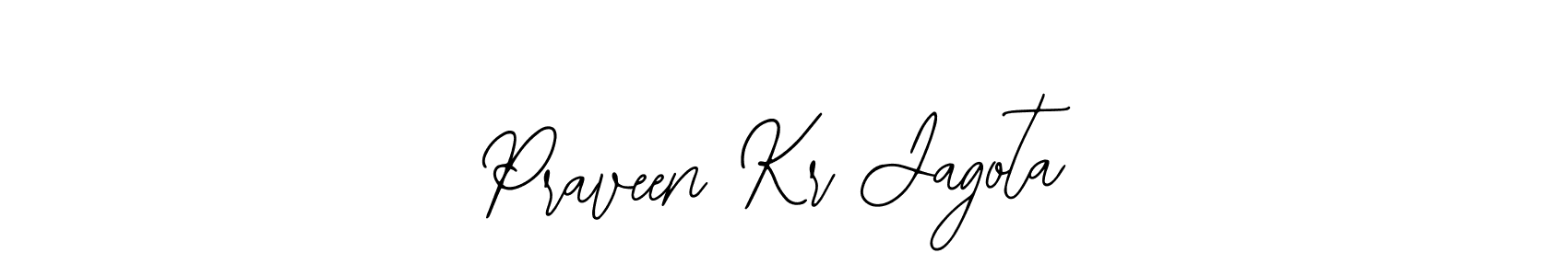 Create a beautiful signature design for name Praveen Kr Jagota. With this signature (Bearetta-2O07w) fonts, you can make a handwritten signature for free. Praveen Kr Jagota signature style 12 images and pictures png