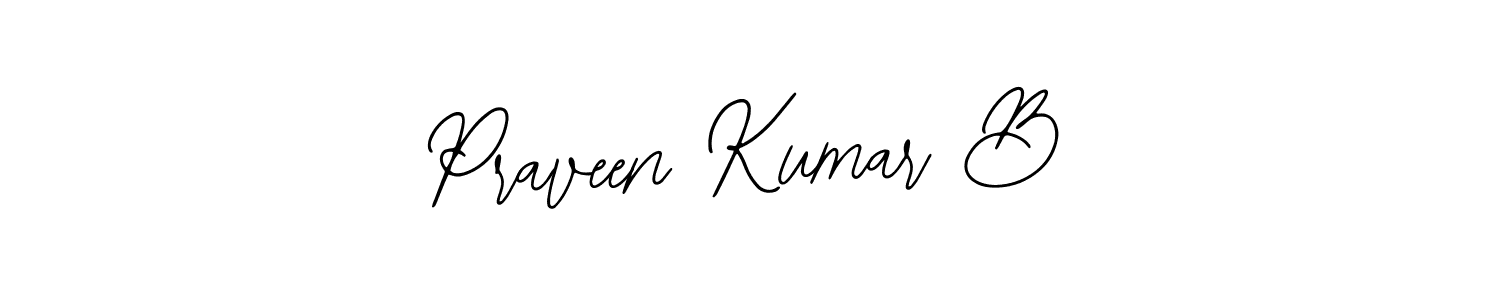 Also we have Praveen Kumar B name is the best signature style. Create professional handwritten signature collection using Bearetta-2O07w autograph style. Praveen Kumar B signature style 12 images and pictures png