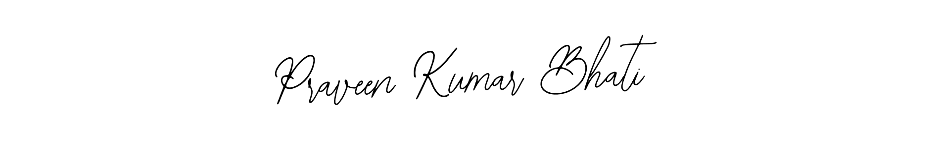 Similarly Bearetta-2O07w is the best handwritten signature design. Signature creator online .You can use it as an online autograph creator for name Praveen Kumar Bhati. Praveen Kumar Bhati signature style 12 images and pictures png