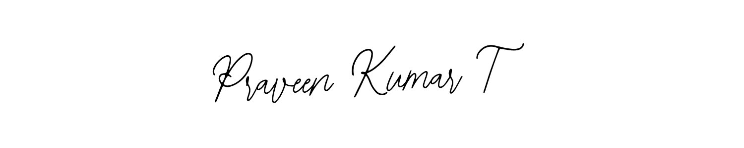 Make a beautiful signature design for name Praveen Kumar T. Use this online signature maker to create a handwritten signature for free. Praveen Kumar T signature style 12 images and pictures png