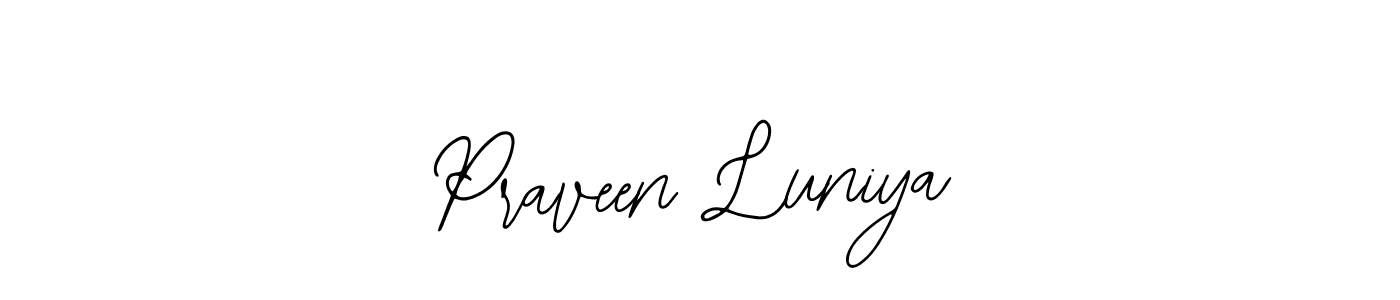 You can use this online signature creator to create a handwritten signature for the name Praveen Luniya. This is the best online autograph maker. Praveen Luniya signature style 12 images and pictures png