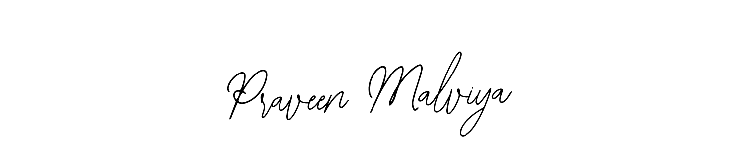 How to make Praveen Malviya signature? Bearetta-2O07w is a professional autograph style. Create handwritten signature for Praveen Malviya name. Praveen Malviya signature style 12 images and pictures png