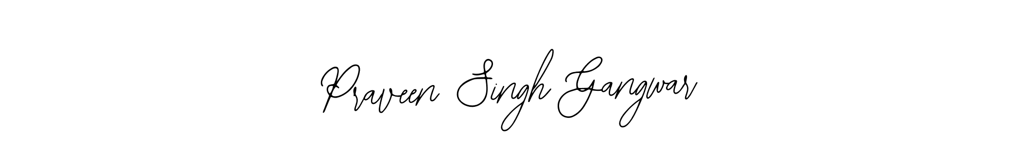 Use a signature maker to create a handwritten signature online. With this signature software, you can design (Bearetta-2O07w) your own signature for name Praveen Singh Gangwar. Praveen Singh Gangwar signature style 12 images and pictures png