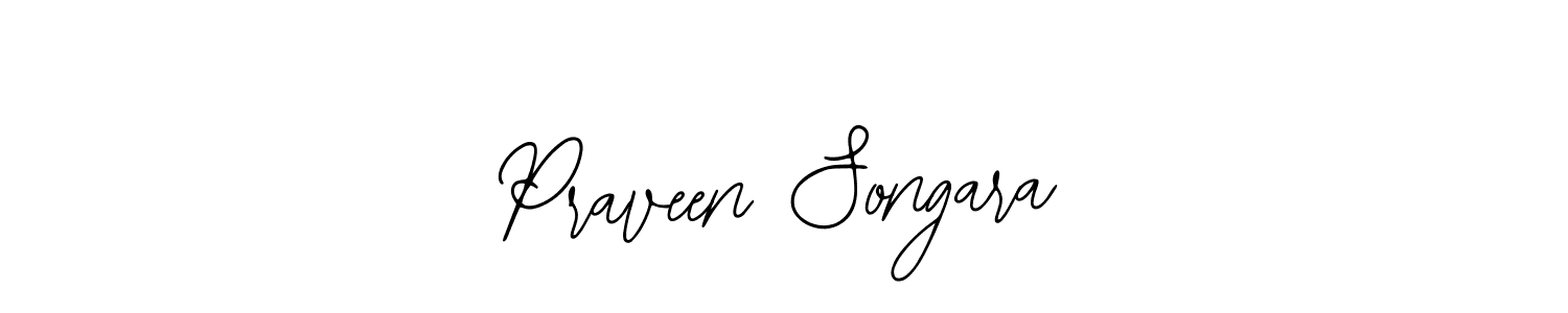 if you are searching for the best signature style for your name Praveen Songara. so please give up your signature search. here we have designed multiple signature styles  using Bearetta-2O07w. Praveen Songara signature style 12 images and pictures png