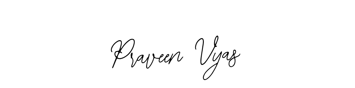 Praveen Vyas stylish signature style. Best Handwritten Sign (Bearetta-2O07w) for my name. Handwritten Signature Collection Ideas for my name Praveen Vyas. Praveen Vyas signature style 12 images and pictures png