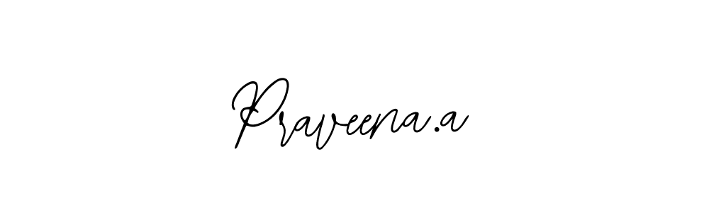 Create a beautiful signature design for name Praveena.a. With this signature (Bearetta-2O07w) fonts, you can make a handwritten signature for free. Praveena.a signature style 12 images and pictures png
