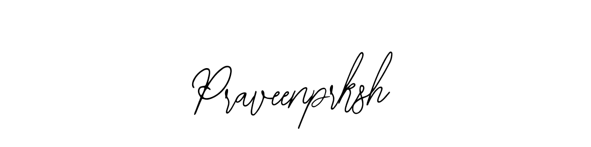 How to make Praveenprksh name signature. Use Bearetta-2O07w style for creating short signs online. This is the latest handwritten sign. Praveenprksh signature style 12 images and pictures png