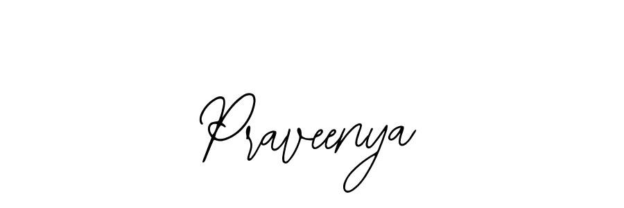 Create a beautiful signature design for name Praveenya. With this signature (Bearetta-2O07w) fonts, you can make a handwritten signature for free. Praveenya signature style 12 images and pictures png
