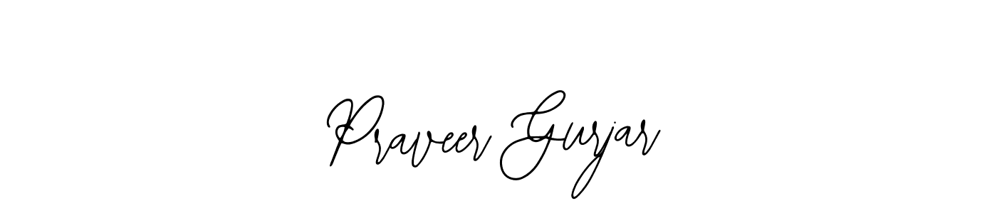 Also we have Praveer Gurjar name is the best signature style. Create professional handwritten signature collection using Bearetta-2O07w autograph style. Praveer Gurjar signature style 12 images and pictures png