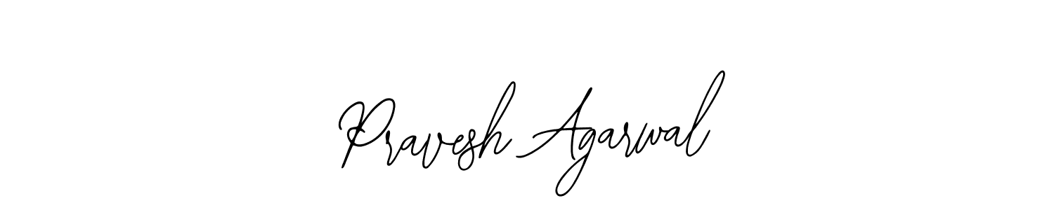 You should practise on your own different ways (Bearetta-2O07w) to write your name (Pravesh Agarwal) in signature. don't let someone else do it for you. Pravesh Agarwal signature style 12 images and pictures png