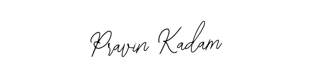 if you are searching for the best signature style for your name Pravin Kadam. so please give up your signature search. here we have designed multiple signature styles  using Bearetta-2O07w. Pravin Kadam signature style 12 images and pictures png