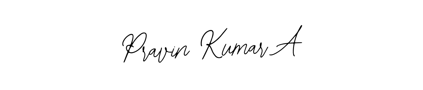 Make a beautiful signature design for name Pravin Kumar A. With this signature (Bearetta-2O07w) style, you can create a handwritten signature for free. Pravin Kumar A signature style 12 images and pictures png