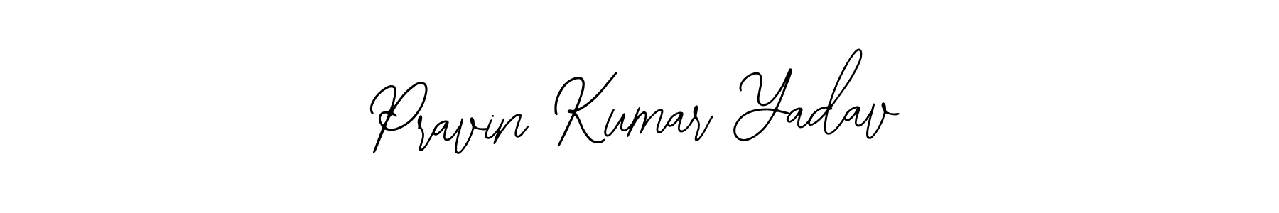 Design your own signature with our free online signature maker. With this signature software, you can create a handwritten (Bearetta-2O07w) signature for name Pravin Kumar Yadav. Pravin Kumar Yadav signature style 12 images and pictures png