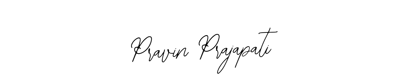 Create a beautiful signature design for name Pravin Prajapati. With this signature (Bearetta-2O07w) fonts, you can make a handwritten signature for free. Pravin Prajapati signature style 12 images and pictures png