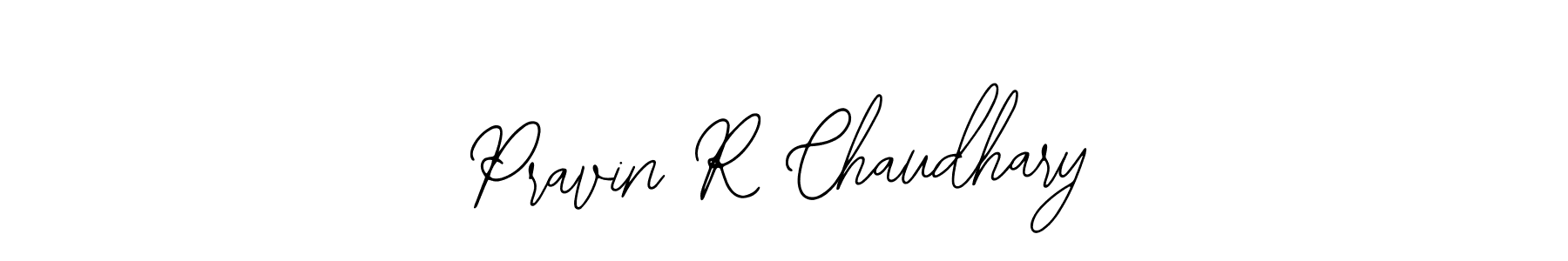 You should practise on your own different ways (Bearetta-2O07w) to write your name (Pravin R Chaudhary) in signature. don't let someone else do it for you. Pravin R Chaudhary signature style 12 images and pictures png