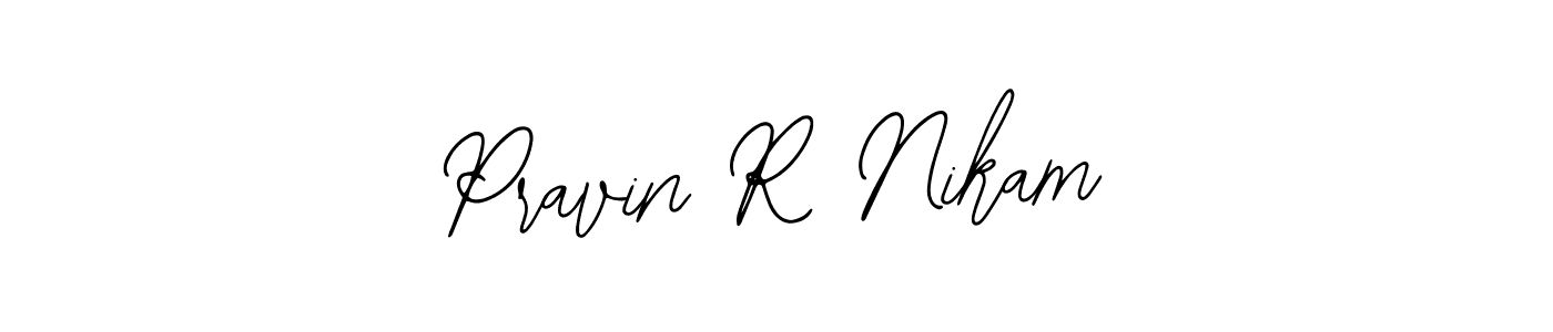 Make a beautiful signature design for name Pravin R Nikam. Use this online signature maker to create a handwritten signature for free. Pravin R Nikam signature style 12 images and pictures png