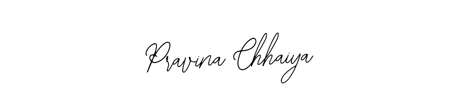 Design your own signature with our free online signature maker. With this signature software, you can create a handwritten (Bearetta-2O07w) signature for name Pravina Chhaiya. Pravina Chhaiya signature style 12 images and pictures png