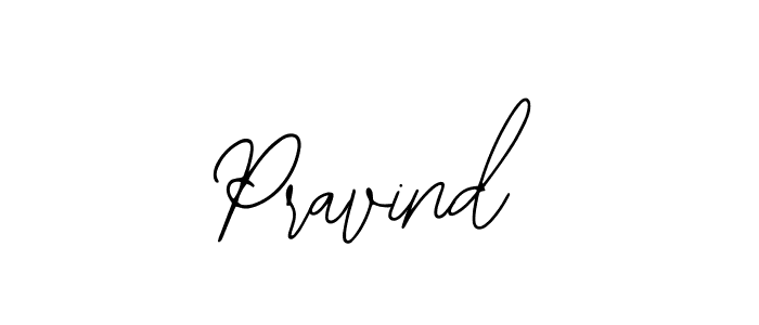 How to make Pravind name signature. Use Bearetta-2O07w style for creating short signs online. This is the latest handwritten sign. Pravind signature style 12 images and pictures png