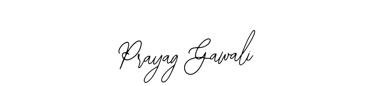 Bearetta-2O07w is a professional signature style that is perfect for those who want to add a touch of class to their signature. It is also a great choice for those who want to make their signature more unique. Get Prayag Gawali name to fancy signature for free. Prayag Gawali signature style 12 images and pictures png