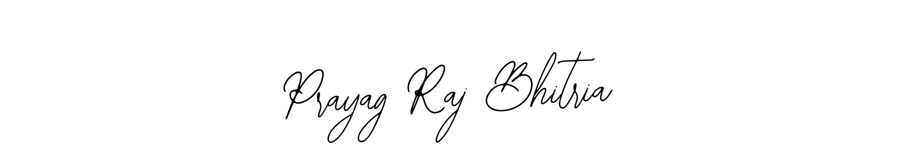 Make a beautiful signature design for name Prayag Raj Bhitria. Use this online signature maker to create a handwritten signature for free. Prayag Raj Bhitria signature style 12 images and pictures png