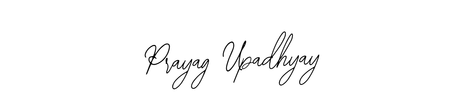 How to make Prayag Upadhyay name signature. Use Bearetta-2O07w style for creating short signs online. This is the latest handwritten sign. Prayag Upadhyay signature style 12 images and pictures png