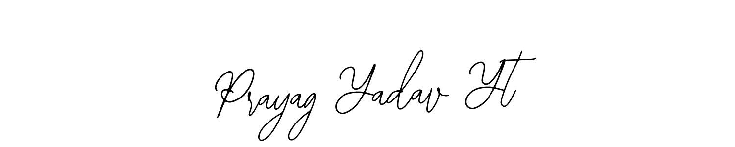 The best way (Bearetta-2O07w) to make a short signature is to pick only two or three words in your name. The name Prayag Yadav Yt include a total of six letters. For converting this name. Prayag Yadav Yt signature style 12 images and pictures png