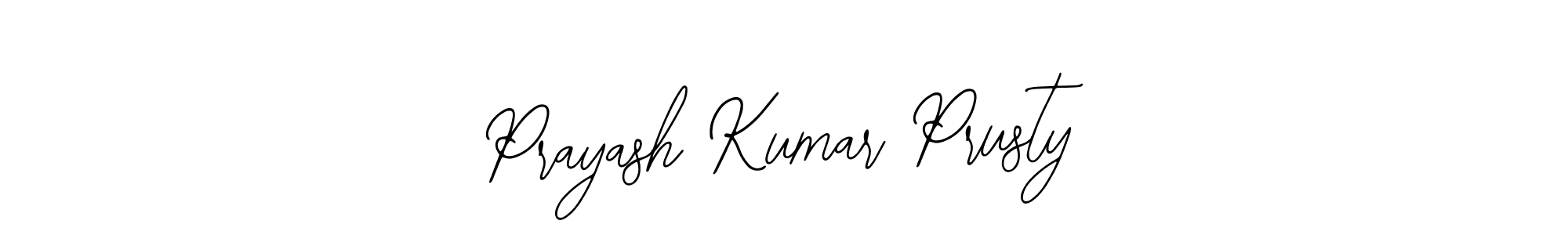 Design your own signature with our free online signature maker. With this signature software, you can create a handwritten (Bearetta-2O07w) signature for name Prayash Kumar Prusty. Prayash Kumar Prusty signature style 12 images and pictures png