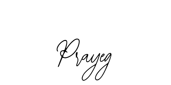 Design your own signature with our free online signature maker. With this signature software, you can create a handwritten (Bearetta-2O07w) signature for name Prayeg. Prayeg signature style 12 images and pictures png