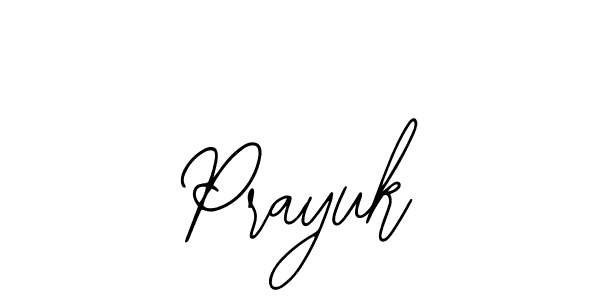 Bearetta-2O07w is a professional signature style that is perfect for those who want to add a touch of class to their signature. It is also a great choice for those who want to make their signature more unique. Get Prayuk name to fancy signature for free. Prayuk signature style 12 images and pictures png