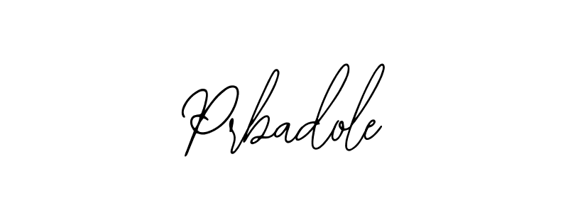 The best way (Bearetta-2O07w) to make a short signature is to pick only two or three words in your name. The name Prbadole include a total of six letters. For converting this name. Prbadole signature style 12 images and pictures png