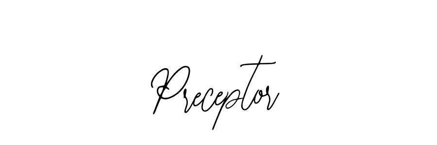 Also You can easily find your signature by using the search form. We will create Preceptor name handwritten signature images for you free of cost using Bearetta-2O07w sign style. Preceptor signature style 12 images and pictures png