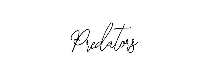 Also You can easily find your signature by using the search form. We will create Predators name handwritten signature images for you free of cost using Bearetta-2O07w sign style. Predators signature style 12 images and pictures png