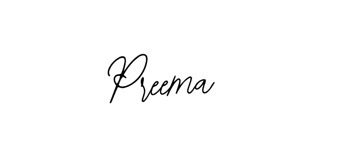 How to make Preema  name signature. Use Bearetta-2O07w style for creating short signs online. This is the latest handwritten sign. Preema  signature style 12 images and pictures png