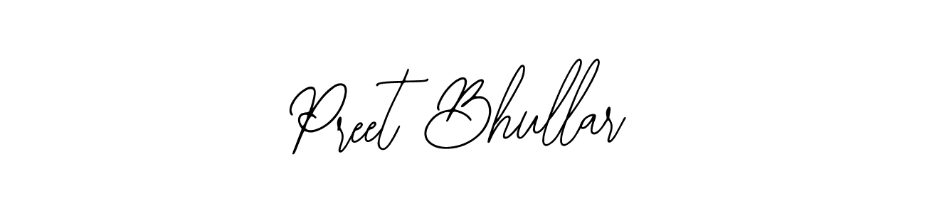 Make a beautiful signature design for name Preet Bhullar. Use this online signature maker to create a handwritten signature for free. Preet Bhullar signature style 12 images and pictures png