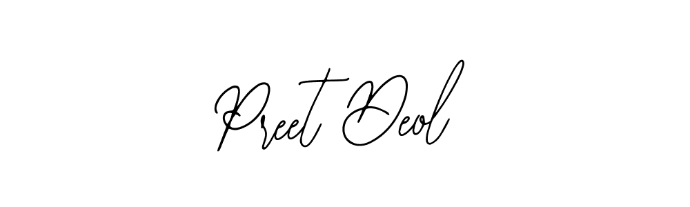 You should practise on your own different ways (Bearetta-2O07w) to write your name (Preet Deol) in signature. don't let someone else do it for you. Preet Deol signature style 12 images and pictures png