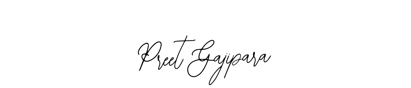 You should practise on your own different ways (Bearetta-2O07w) to write your name (Preet Gajipara) in signature. don't let someone else do it for you. Preet Gajipara signature style 12 images and pictures png
