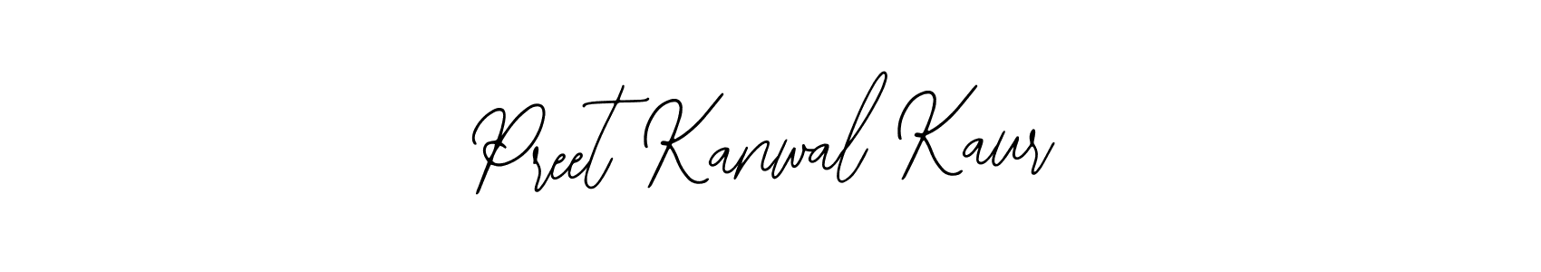 Also You can easily find your signature by using the search form. We will create Preet Kanwal Kaur name handwritten signature images for you free of cost using Bearetta-2O07w sign style. Preet Kanwal Kaur signature style 12 images and pictures png