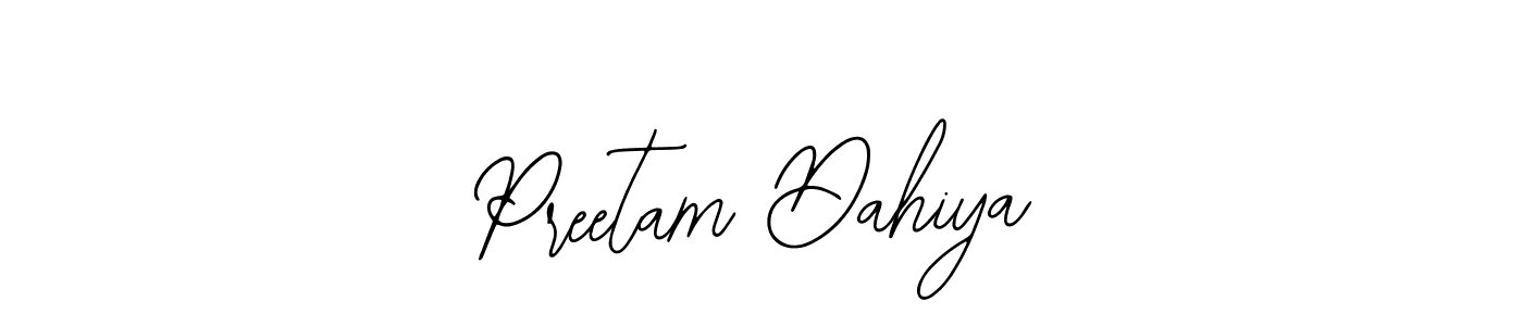 You can use this online signature creator to create a handwritten signature for the name Preetam Dahiya. This is the best online autograph maker. Preetam Dahiya signature style 12 images and pictures png