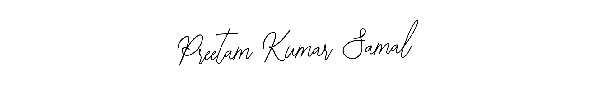 Make a short Preetam Kumar Samal signature style. Manage your documents anywhere anytime using Bearetta-2O07w. Create and add eSignatures, submit forms, share and send files easily. Preetam Kumar Samal signature style 12 images and pictures png