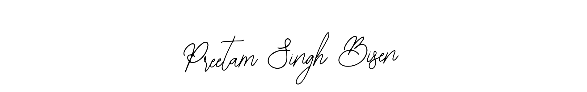 Preetam Singh Bisen stylish signature style. Best Handwritten Sign (Bearetta-2O07w) for my name. Handwritten Signature Collection Ideas for my name Preetam Singh Bisen. Preetam Singh Bisen signature style 12 images and pictures png