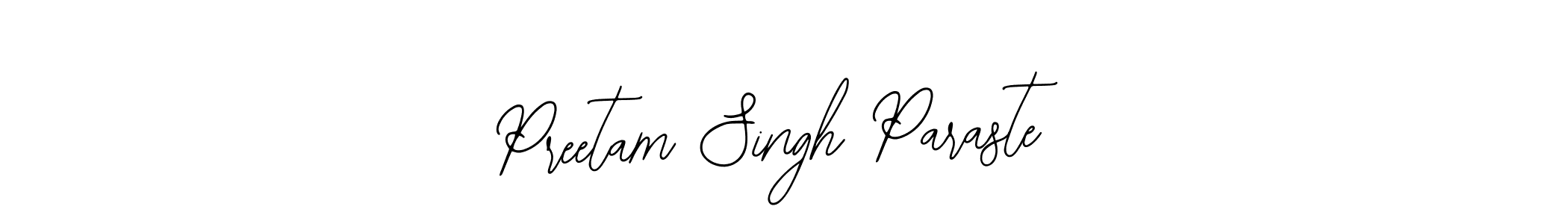 Make a beautiful signature design for name Preetam Singh Paraste. With this signature (Bearetta-2O07w) style, you can create a handwritten signature for free. Preetam Singh Paraste signature style 12 images and pictures png