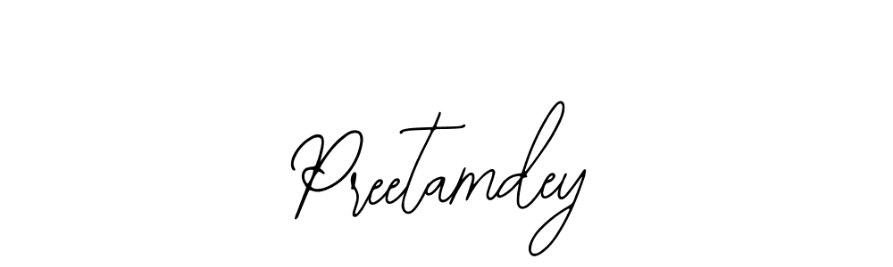 Design your own signature with our free online signature maker. With this signature software, you can create a handwritten (Bearetta-2O07w) signature for name Preetamdey. Preetamdey signature style 12 images and pictures png
