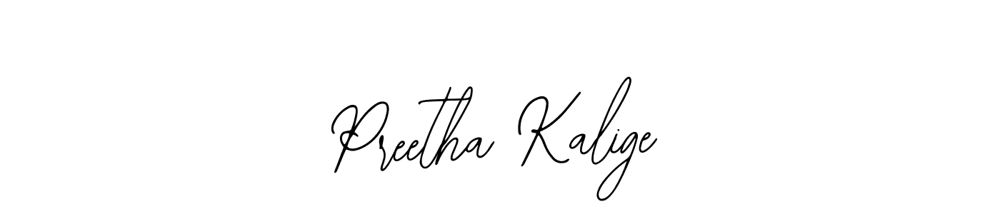 if you are searching for the best signature style for your name Preetha Kalige. so please give up your signature search. here we have designed multiple signature styles  using Bearetta-2O07w. Preetha Kalige signature style 12 images and pictures png