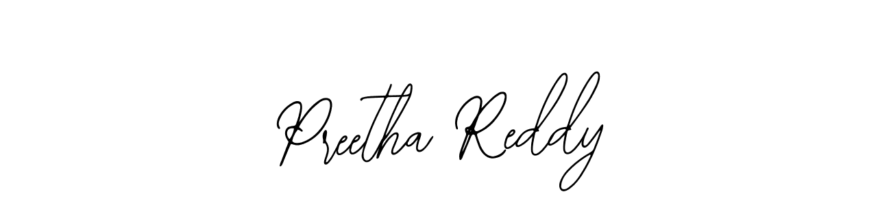 It looks lik you need a new signature style for name Preetha Reddy. Design unique handwritten (Bearetta-2O07w) signature with our free signature maker in just a few clicks. Preetha Reddy signature style 12 images and pictures png