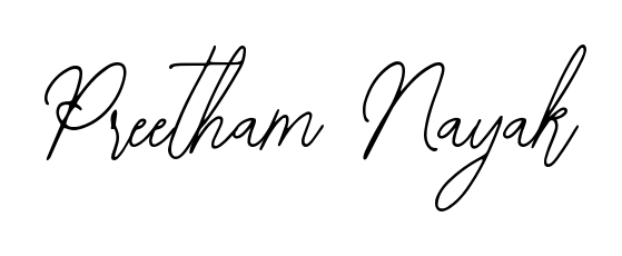 Get an exclusive digital autograph for Preetham Nayak. The Bearetta-2O07w typeface captures the charm of real penmanship on paper. Preetham Nayak signature style 12 images and pictures png