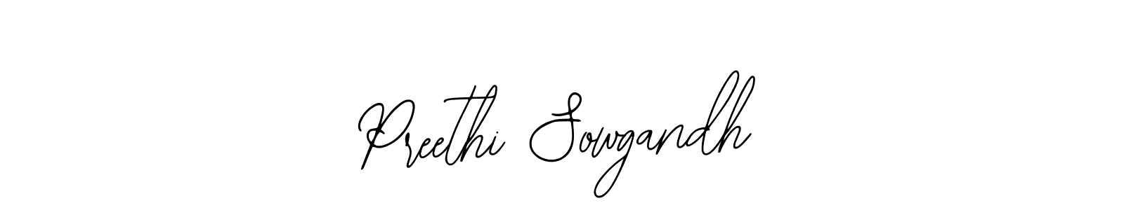 Preethi Sowgandh stylish signature style. Best Handwritten Sign (Bearetta-2O07w) for my name. Handwritten Signature Collection Ideas for my name Preethi Sowgandh. Preethi Sowgandh signature style 12 images and pictures png