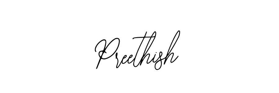 How to make Preethish signature? Bearetta-2O07w is a professional autograph style. Create handwritten signature for Preethish name. Preethish signature style 12 images and pictures png