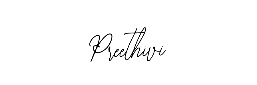 How to make Preethivi name signature. Use Bearetta-2O07w style for creating short signs online. This is the latest handwritten sign. Preethivi signature style 12 images and pictures png