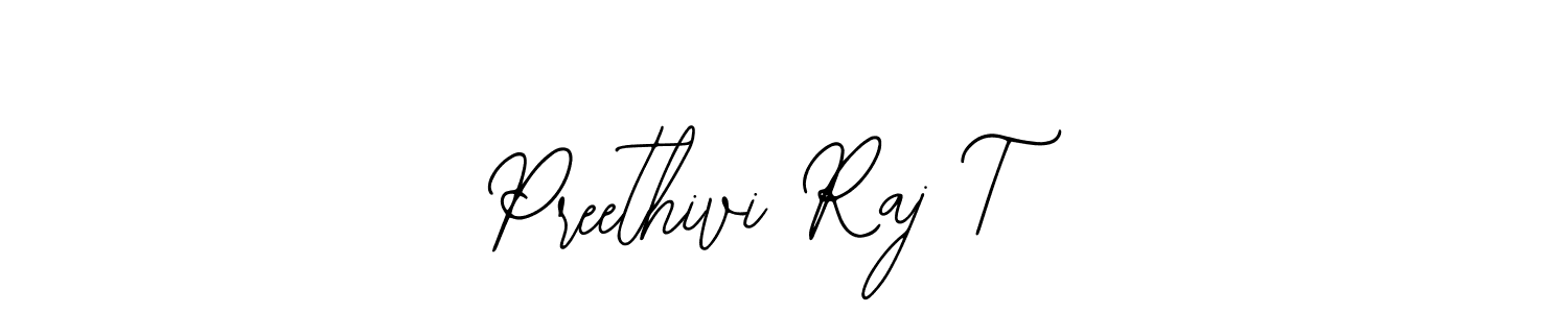 How to make Preethivi Raj T signature? Bearetta-2O07w is a professional autograph style. Create handwritten signature for Preethivi Raj T name. Preethivi Raj T signature style 12 images and pictures png