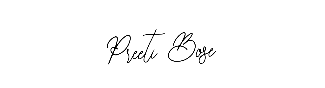 The best way (Bearetta-2O07w) to make a short signature is to pick only two or three words in your name. The name Preeti Bose include a total of six letters. For converting this name. Preeti Bose signature style 12 images and pictures png